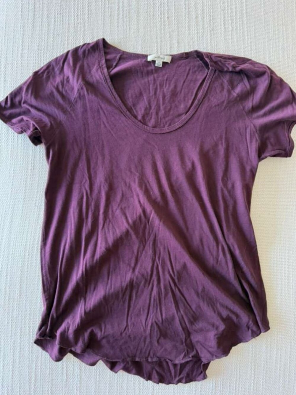 Burgundy Wilfred Aritzia T-Shirt
